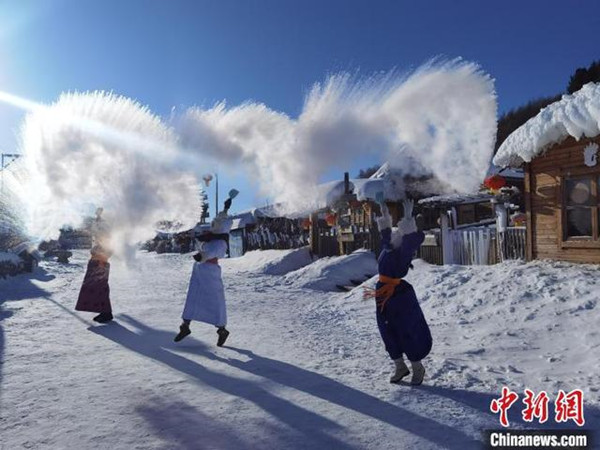 圖為內蒙古興安盟的冬日雪景